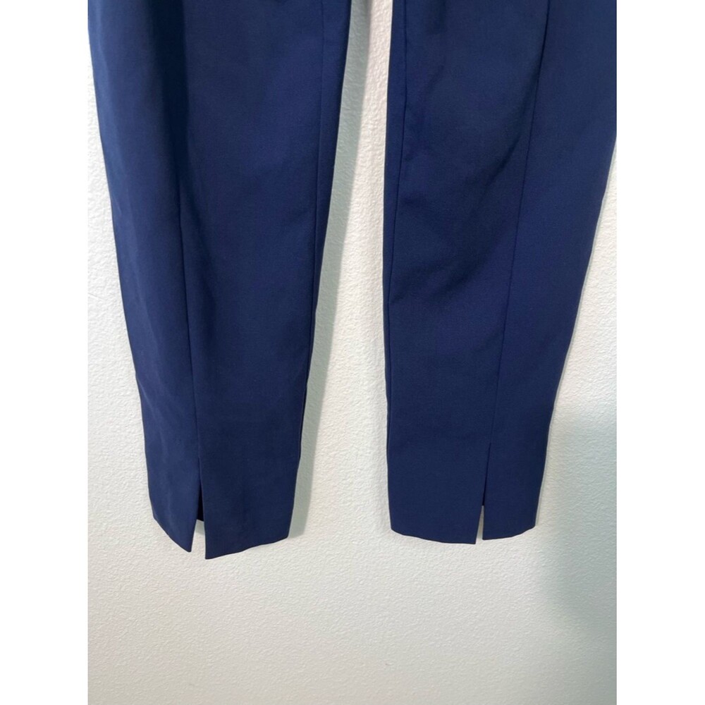 NEW Black Halo Russo Jumpsuit Puff Sleeve in Pacific Blue Size 4 Straight Leg - Picture 6 of 11